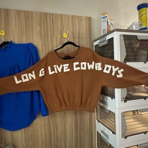 Wrangler Brown Crewneck Sweater